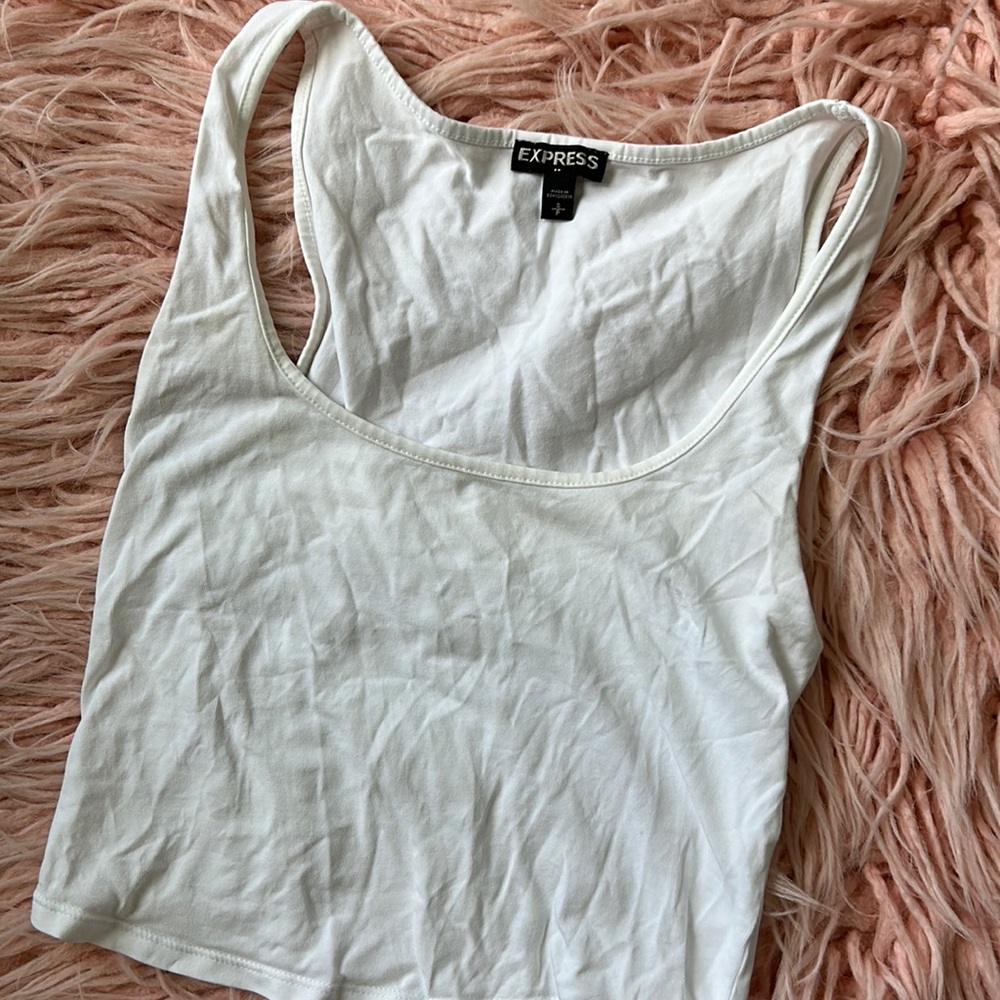 White tank top